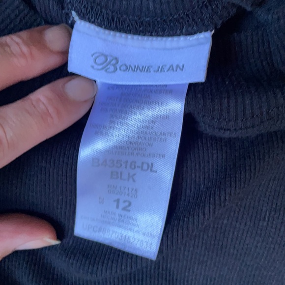 Holiday - Bonnie Jean Plaid Mockneck Dress Sz 12 - Picture 5 of 7